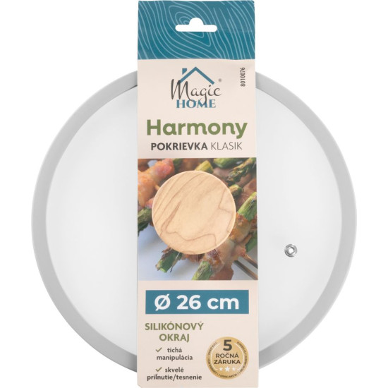 MagicHome Harmony Lid, Glass, 26 cm