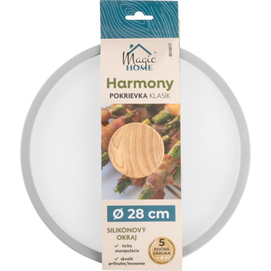 MagicHome Harmony Lid, Glass, 28 cm