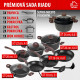 MagicHome Black Marble Line virtuves piederumu komplekts, 13 gab.
