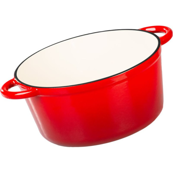 Captain Magichome Castor Line, кастрюля, 24 см, 4,0 л. с крышкой, эмалированная чугунная Captain Magichome Castor Line, кастрюля, 24 см, 4,0 л. с крышкой, эмалированная чугунная