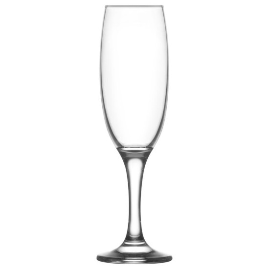 Empireglāzes, LAV, stikls, šampanietim, 220 ml, 49x210 mm, pak. 6 gab