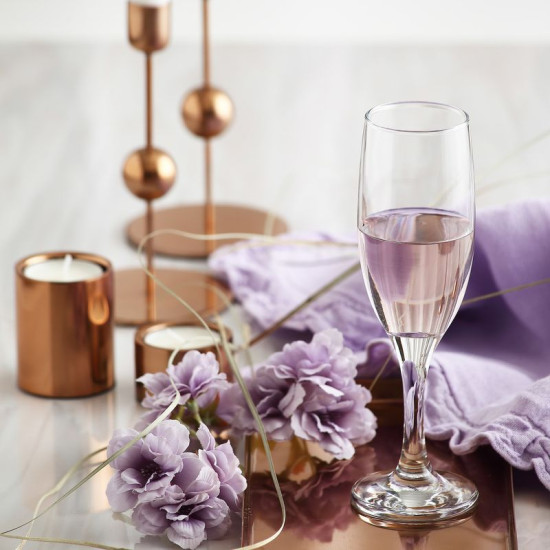 Misket glass, LAV, glass, for champagne, 190 ml, 50x193 mm, pack. 6 pcs Misket glass, LAV, glass, for champagne, 190 ml, 50x193 mm, pack. 6 pcs