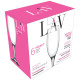 Misket glass, LAV, glass, for champagne, 190 ml, 50x193 mm, pack. 6 pcs Misket glass, LAV, glass, for champagne, 190 ml, 50x193 mm, pack. 6 pcs