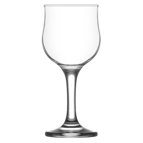 Nevakar glāze, LAV, stikls, vīnam, 200 ml, 66x155 mm, pak. 6 gab