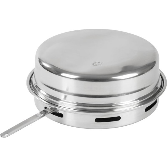 MagicHome set, gas grill, stainless steel 33x13.5 cm