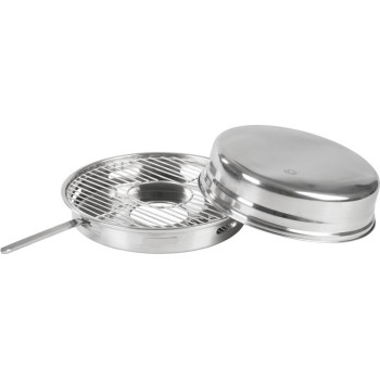 MagicHome set, gas grill, stainless steel 33x13.5 cm