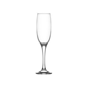 Slavas glāze, LAV, stikls, šampanietim, 215 ml, 49x230 mm, iepakojums. 6 gab