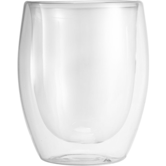 MagicHome double-wall thermo glass for coffee/tea, 380 ml, pack of 2 MagicHome double-wall thermo glass for coffee/tea, 380 ml, pack of 2