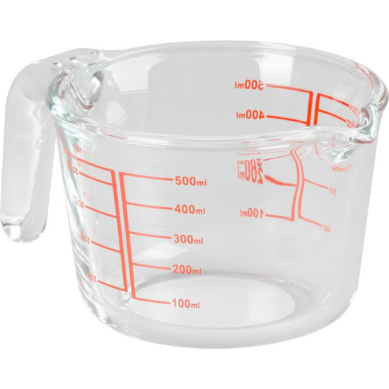 MagicHome Мерный стаканчик, Стекло, Стакан, с носиком, 500 мл