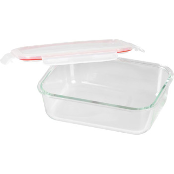 Баночка MagicHome, прямоугольная, 1500 мл, с крышкой, Клипса, стекло Баночка MagicHome, прямоугольная, 1500 мл, с крышкой, Клипса, стекло