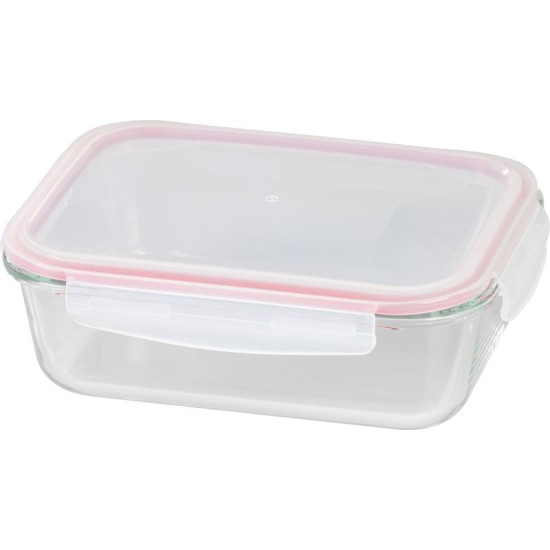 MagicHome burka, taisnstūrveida, 1500 ml, ar vāku, Clip, stikls