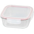 Баночка MagicHome, квадратная, 1200 мл, с крышкой, Клипса, стекло