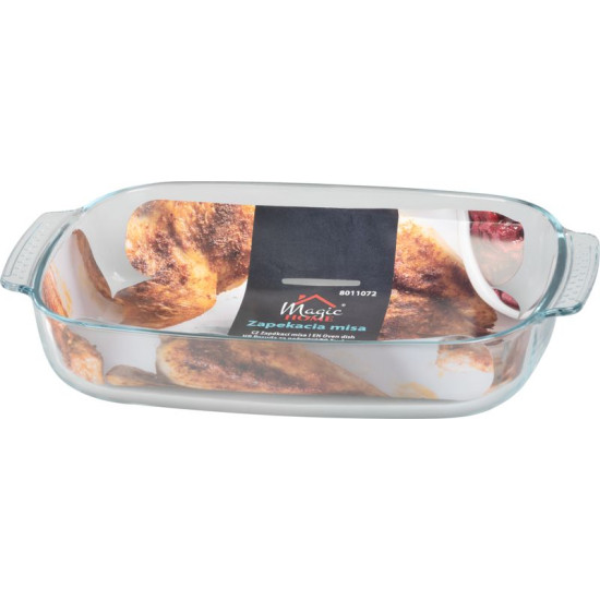 MagicHome bļoda, cepšanas trauks, stikls, taisnstūrveida, cepšanas trauks, 3900 ml MagicHome bļoda, cepšanas trauks, stikls, taisnstūrveida, cepšanas trauks, 3900 ml