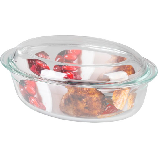 MagicHome Bowl, Baking Dish, Glass, Oval, Baking Dish, 3000 ml