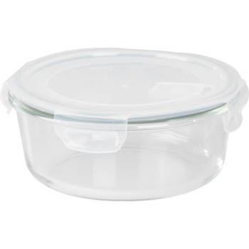 Burka MagicHome, stikla, apaļa, 950 ml, ar vāku, ar ventilācijas vārstu