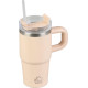 Termokrūze MagicHome, kafijai/tējai, 550 ml, ar salmiem, nerūsējošais tērauds Termokrūze MagicHome, kafijai/tējai, 550 ml, ar salmiem, nerūsējošais tērauds