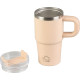 Termokrūze MagicHome, kafijai/tējai, 550 ml, ar salmiem, nerūsējošais tērauds Termokrūze MagicHome, kafijai/tējai, 550 ml, ar salmiem, nerūsējošais tērauds
