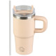 Termokrūze MagicHome, kafijai/tējai, 550 ml, ar salmiem, nerūsējošais tērauds Termokrūze MagicHome, kafijai/tējai, 550 ml, ar salmiem, nerūsējošais tērauds