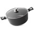Кастрюля Mаgiс Home Blасk Line, 28 см, 6,0 л. с крышкой