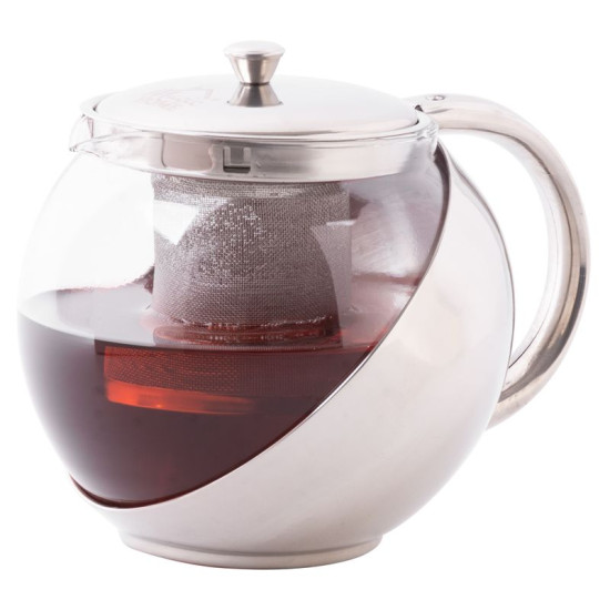 Tējkanna MagicHome TP108, 1,1 litrs, stikls/nerūsējošais tērauds