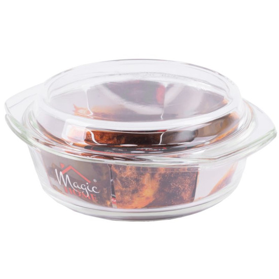 Baking dish MagicHome ODR150c, 1.5 lit, borosilicate glass Baking dish MagicHome ODR150c, 1.5 lit, borosilicate glass