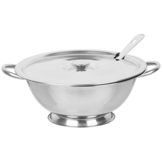 Bowl MagicHome, for soup with scoop, 3 lit, stainless steel