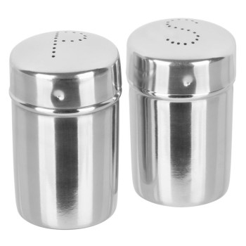 Set salt and pepper shaker 5.5x9 cm, stainless steel