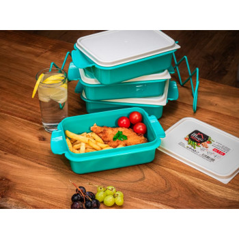 Контейнер для пищевых продуктов MаgiсHome CS336, набор 4 шт. по 1 л, PP/PE