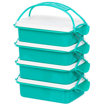 Контейнер для пищевых продуктов MаgiсHome CS336, набор 4 шт. по 1 л, PP/PE