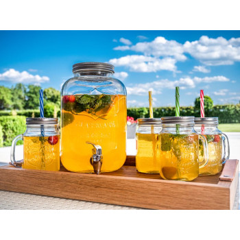 Krūka MagicHome, ūdenim, krūze, ar krānu, stikls, 5l