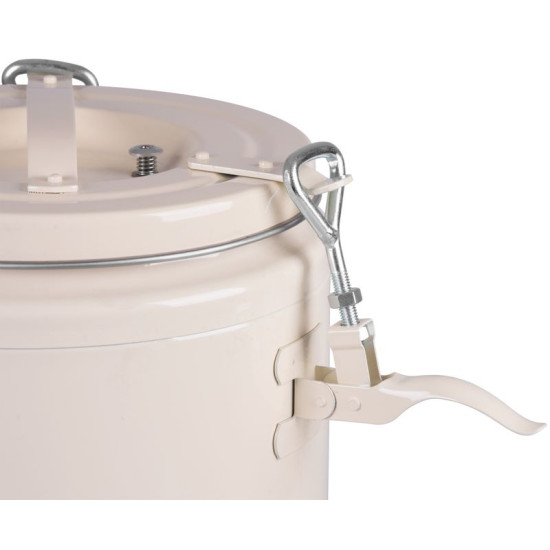 Konteiners, pārtikas transportēšanai, ar krānu, metāls, 275 x 275 x 445 mm, 10 l