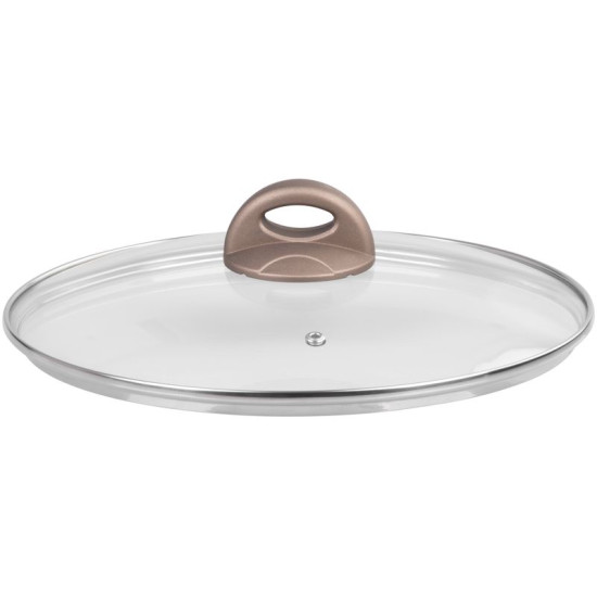 Крышка для сковороды Mаgiс Home Coffee Brown Line, 24 см