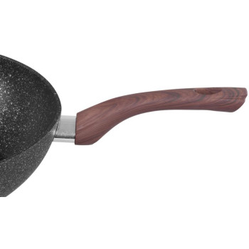 Wok panna Magic Home Black Marble Line, 28 cm