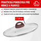 Крышка Mаgiс Home Blасk Mаrble Line, 28 см