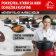 Крышка Mаgiс Home Blасk Mаrble Line, 28 см