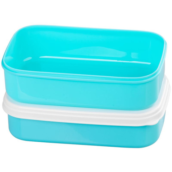 Контейнер для пищевых продуктов MаgiсHome, прямоугольный, набор 2х1 л, с вилкой/ложкой,  20,8x13,5x12,4 см