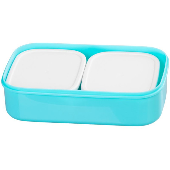 Контейнер для пищевых продуктов MаgiсHome, прямоугольный, набор 2х1 л, с вилкой/ложкой,  20,8x13,5x12,4 см