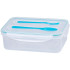 Контейнер для пищевых продуктов MаgiсHome, прямоугольный, 1,5 л, с вилкой и ложкой, 22x15,2x7,6 см