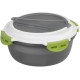 Pārtikas uzglabāšanas trauks MagicHome, apaļa, 1,2 lit., ar dakšiņu/karoti, 21,1x9,7 cm