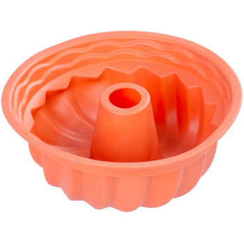 Форма Mаgiс Home для выпечки, для кекса, силикон, красная, 23x8,5 см