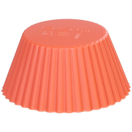 Форма Mаgiс Home для выпечки, для кексов, силикон, красный, набор из 6 шт., 6,5x6,5x3 см