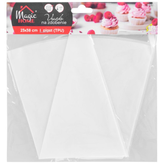 Bag MagicHome, for decorating, confectionery, 23x38 cm Bag MagicHome, for decorating, confectionery, 23x38 cm