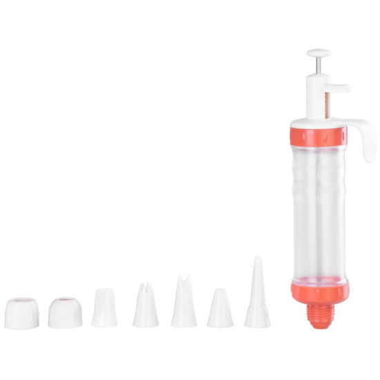 Кондитерский шприц MаgiсHome, для декорирования кондитерских изделий, с 5 насадками, 28x9,5 см
