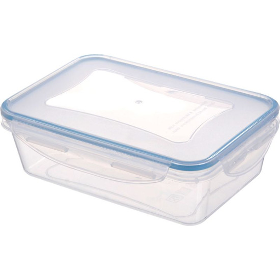 Food container MagicHome, rectangular, Clip, set 3 pcs, 1,35 lit., 15,5x21,5x7,5 cm
