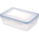Food container MagicHome, rectangular, Clip, set 3 pcs, 1,35 lit., 15,5x21,5x7,5 cm