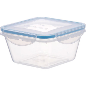 MagicHome Lunchbox, 0,6 litri, komplektā 3, kvadrātveida, Clip