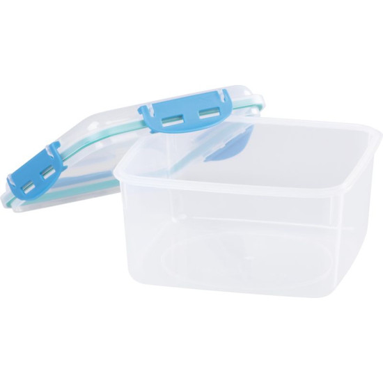 MagicHome pusdienu kaste, 1,2 litri, komplekts pa 3, kvadrātveida, Clip