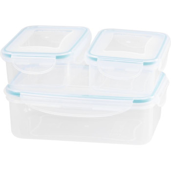 MagicHome kaste, kvadrātveida, 1,5/2x 0,5 lit, komplektā pa 3, ar termomaisu