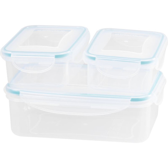 MagicHome kaste, kvadrātveida, 1,5/2x 0,5 lit, komplektā pa 3, ar termomaisu