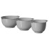 Чаша Curver® для взбивания, серая, набор 3 шт. 1,5 л + 2 л + 2,5 л.